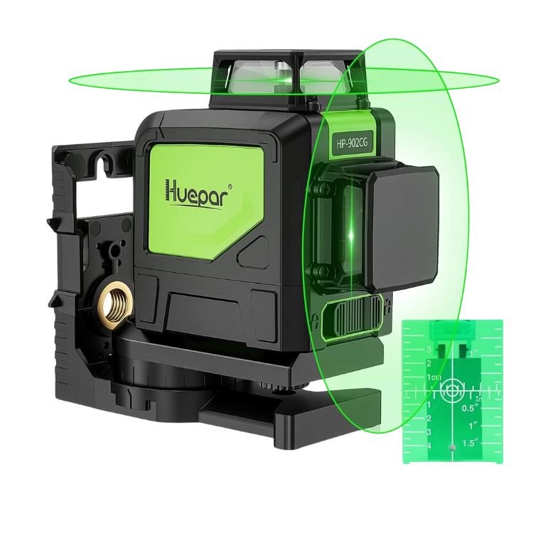 Nivel laser Huepar 8 lineas rayo verde